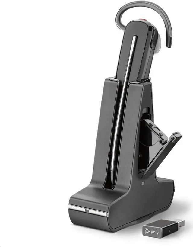 Alt view image 6 of 9 - PLANTRONICS 211204-01 Savi 8245 UC, S8245-M C, D200 USB-A, Unlimited TT, CONV, MOC, DECT 6.0, NA