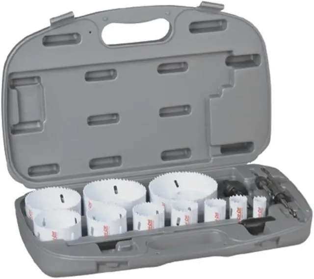 Alt view image 2 of 8 - Drill America Hole Saw Kit (9 Piece Set), DMS04-9308
