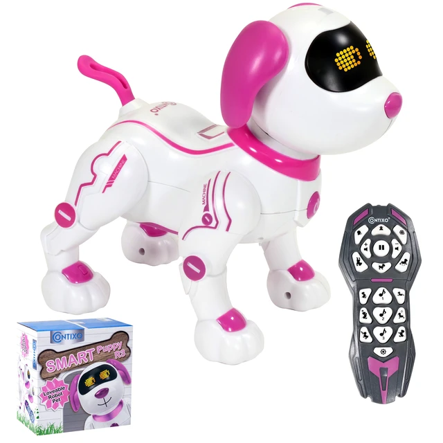 Alt view image 8 of 18 - Contixo R3 Robot Dog, Walking Pet Robot Toy, App Controlled Robots for Kids, Remote Control, Interactive Dance, Voice Commands, Bluetooth, Motion Sensor, RC Toy Dog for Boys and Girls