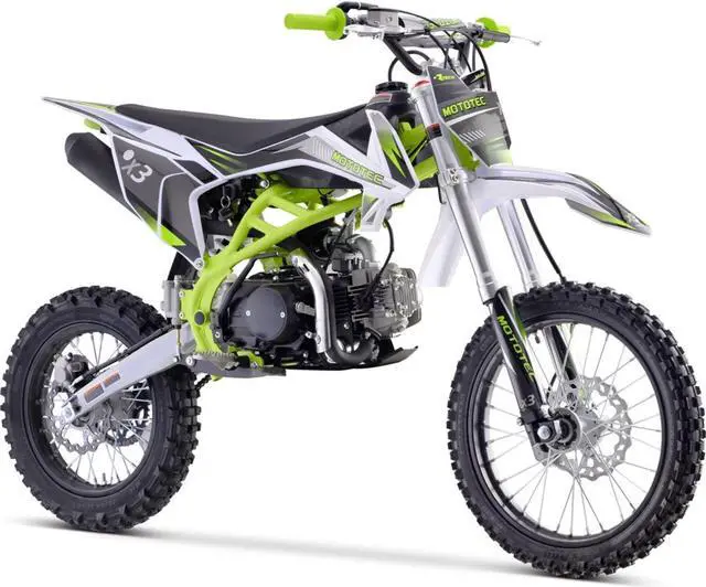 Main image of MotoTec X3 125cc 4-Stroke Gas Dirt Bike Green