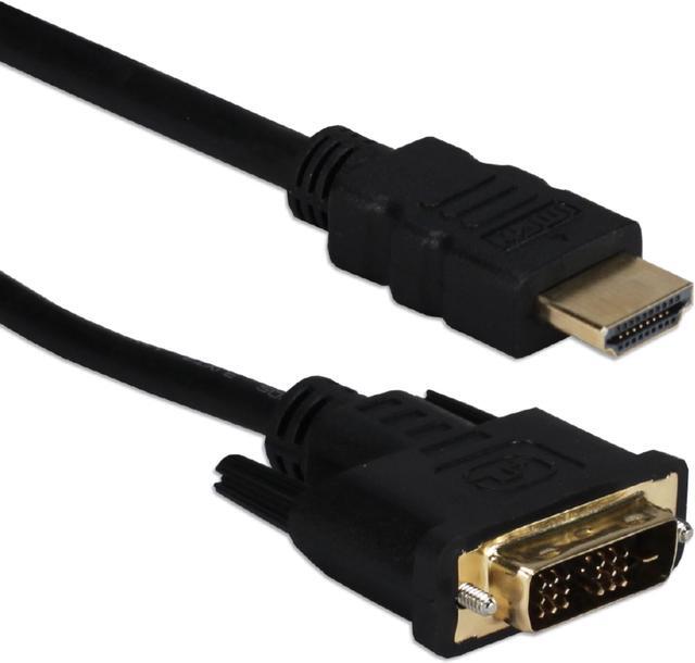 Alt view image 10 of 11 - QVS HDMI Male to DVI Male HDTV/Flat Panel Digital Video Cable