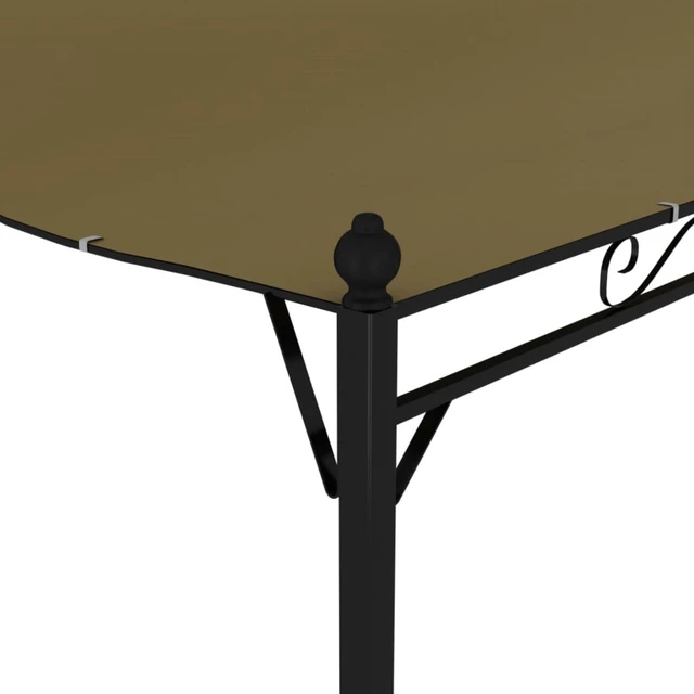 Alt view image 11 of 13 - vidaXL Sunshade Awning 9.8'x8.2' Taupe Garden Outdoor Patio Sunshade Partytent