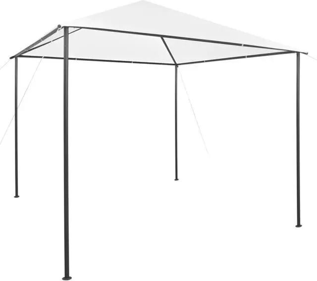 Main image of vidaXL Gazebo 118.1"x118.1"x106.3" White 180 g/m?