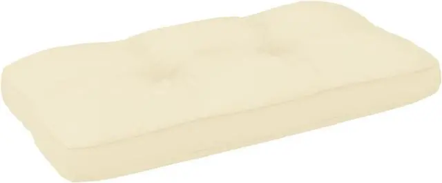 Alt view image 9 of 13 - vidaXL Chair Cushion Outdoor Patio Pallet Seat Cushion Sofa Pad Cream Fabric