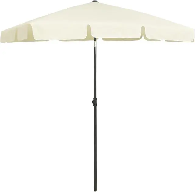 Main image of vidaXL Garden Parasol with LED Lights&Aluminium Pole 270 cm Anthracite
