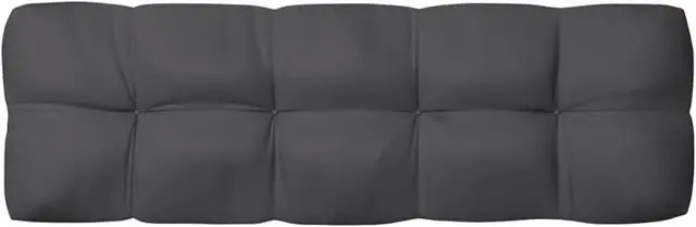 Alt view image 2 of 15 - vidaXL Chair Cushion Outdoor Pallet Seat Cushion Sofa Pad Anthracite Fabric
