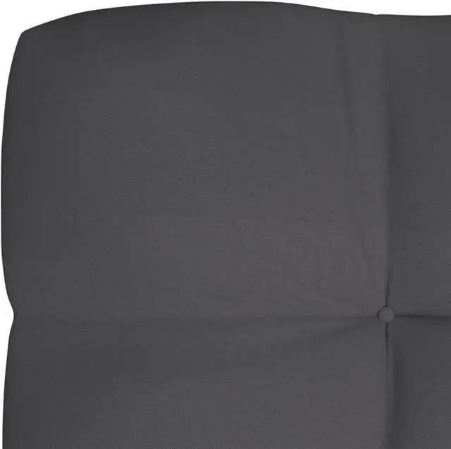 Alt view image 3 of 15 - vidaXL Chair Cushion Outdoor Pallet Seat Cushion Sofa Pad Anthracite Fabric