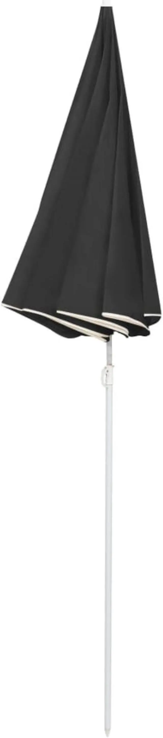 Alt view image 9 of 12 - vidaXL Garden Parasol with Steel Pole Shelter Outdoor Patio Sunshade 70.9"