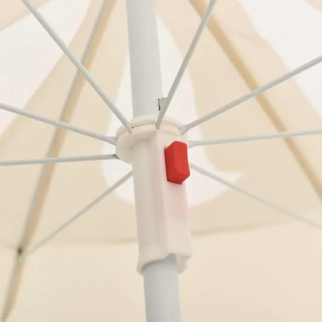 Alt view image 5 of 11 - vidaXL Outdoor Parasol with Steel Pole Sand 70.9"