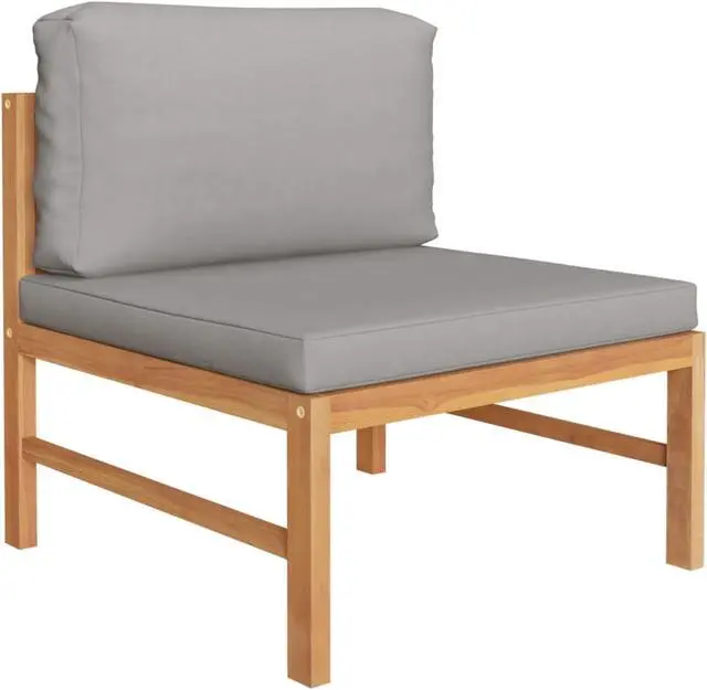 Alt view image 7 of 18 - vidaXL Patio Lounge Set 3 Piece Outdoor Patio Corner Seat Solid Teak Wood