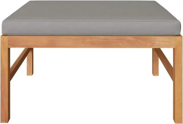 Alt view image 10 of 18 - vidaXL Patio Lounge Set 3 Piece Outdoor Patio Corner Seat Solid Teak Wood