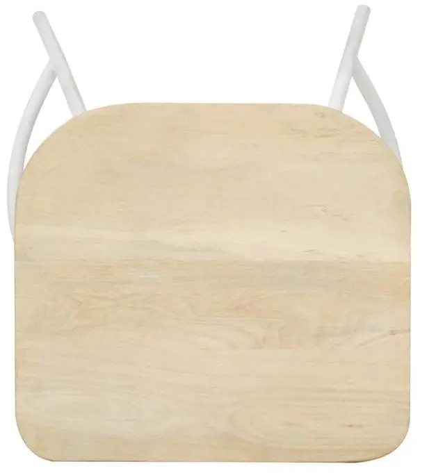 Alt view image 12 of 14 - vidaXL Bar Stools Bar Counter Height Stool Island Stool 2 Pcs Solid Mango Wood