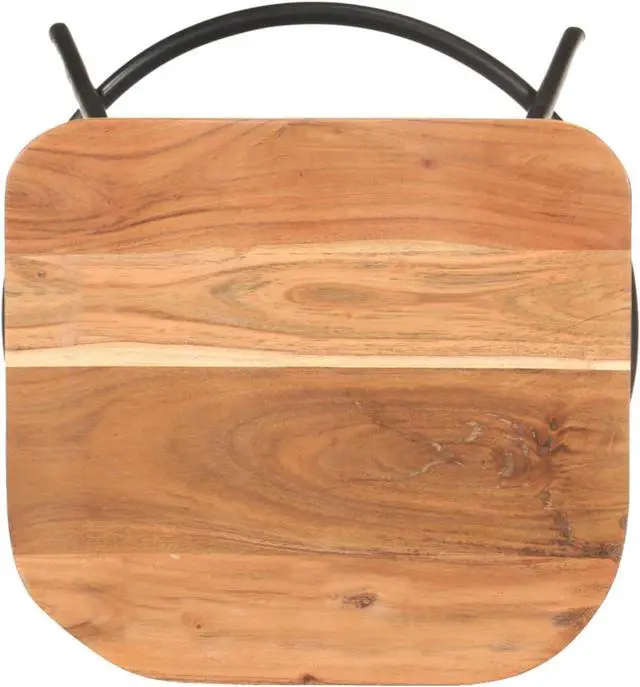 Alt view image 13 of 16 - vidaXL Bar Stools Counter Height Stool Island Stool 4 Pcs Solid Acacia Wood