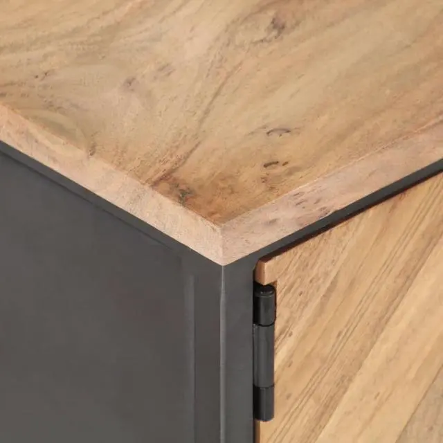 Alt view image 9 of 13 - vidaXL Coffee Table Wooden End Table Side Table Solid Wood Acacia 35.4 Inch