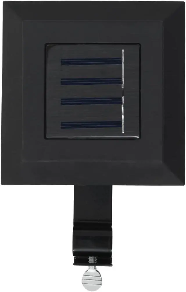 Alt view image 12 of 14 - vidaXL Solar Gutter Light Outdoor LED Fence Light 6 pcs Cold White Light Color