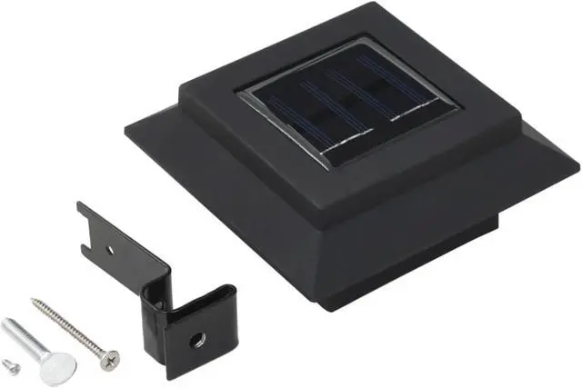 Alt view image 13 of 14 - vidaXL Solar Gutter Light Outdoor LED Fence Light 6 pcs Cold White Light Color