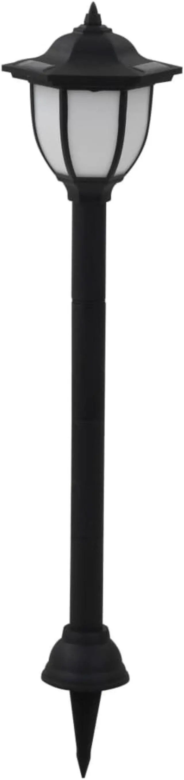 Alt view image 9 of 14 - vidaXL Outdoor Pathway Light LED Solar Walkway Light with Ground Spike 3 pcs