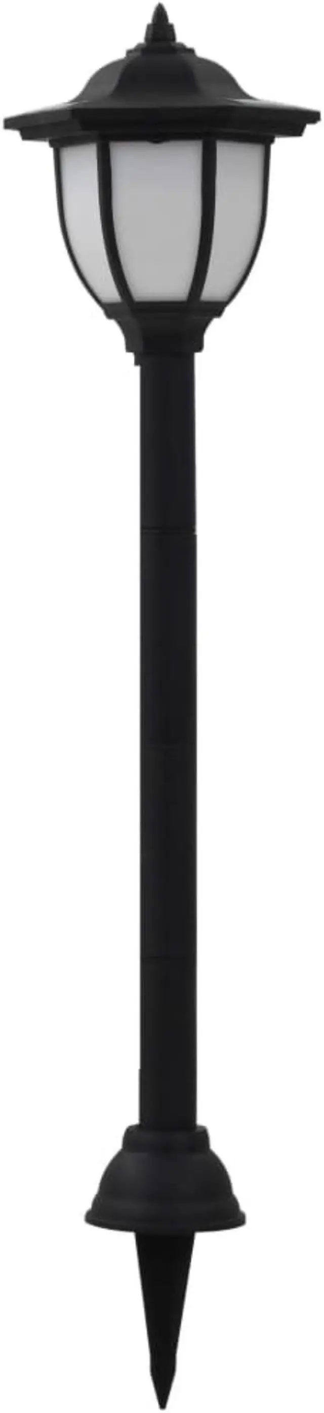 Alt view image 10 of 14 - vidaXL Outdoor Pathway Light LED Solar Walkway Light with Ground Spike 3 pcs