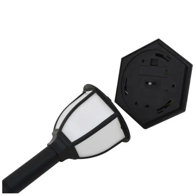 Alt view image 12 of 14 - vidaXL Outdoor Pathway Light LED Solar Walkway Light with Ground Spike 3 pcs