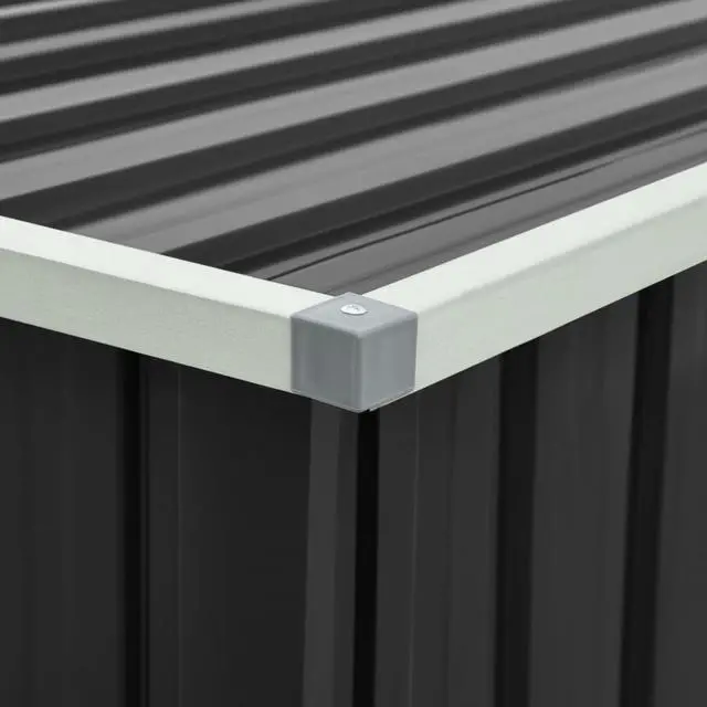 Alt view image 10 of 14 - vidaXL Outdoor Storage Box Deck Box with Lid Outdoor Patio Cabinet Anthracite