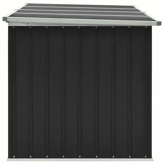 Alt view image 13 of 14 - vidaXL Outdoor Storage Box Deck Box with Lid Outdoor Patio Cabinet Anthracite