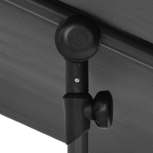 Alt view image 11 of 11 - vidaXL Outdoor Parasol with Aluminum Pole 70.9"x51.2" Anthracite