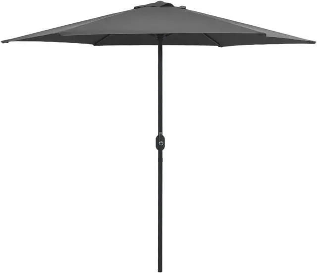 Alt view image 8 of 13 - vidaXL Garden Parasol  with Steel Pole Sand 180 cm