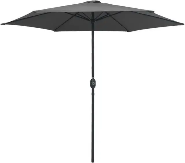 Alt view image 10 of 13 - vidaXL Garden Parasol  with Steel Pole Sand 180 cm