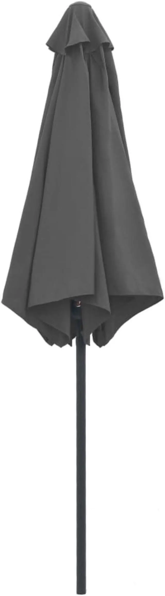 Alt view image 12 of 13 - vidaXL Garden Parasol  with Steel Pole Sand 180 cm