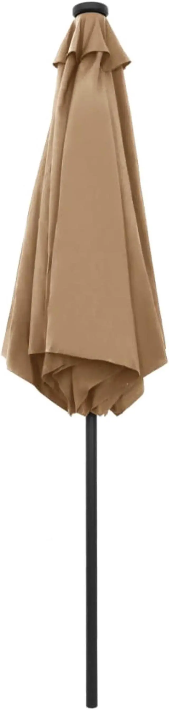 Alt view image 15 of 16 - vidaXL Outdoor Umbrella Patio Sunshade Parasol for Garden Backyard Deck Taupe