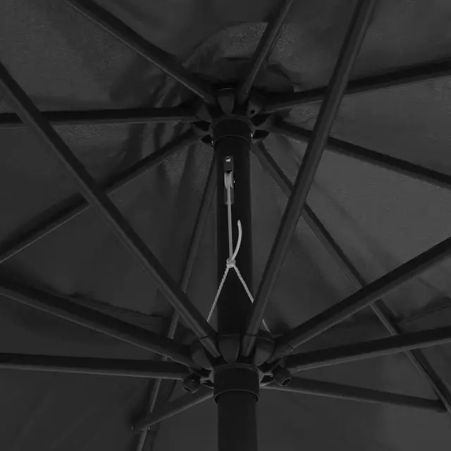 Alt view image 7 of 11 - vidaXL Garden Parasol Outdoor Patio Sunshade for Garden Backyard Anthracite