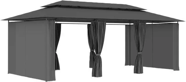 Alt view image 10 of 14 - vidaXL Umbrella Base Patio Parasol Stand for Poles of 1.5"/1.9" Granite 44.1 lb