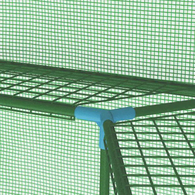 Alt view image 12 of 14 - vidaXL Greenhouse Grow House for Plant Growing Green House with Shelves Steel