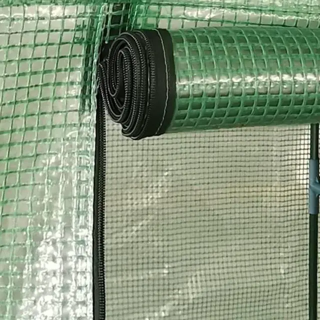 Alt view image 10 of 13 - vidaXL Greenhouse Grow House for Plant Green House with Steel Frame 5.4 ft²