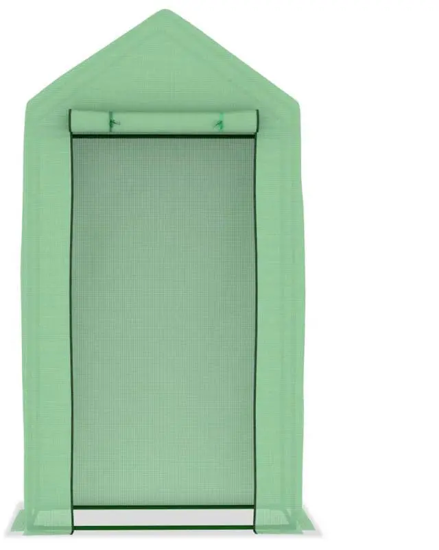 Alt view image 13 of 13 - vidaXL Greenhouse Grow House for Plant Green House with Steel Frame 5.4 ft²