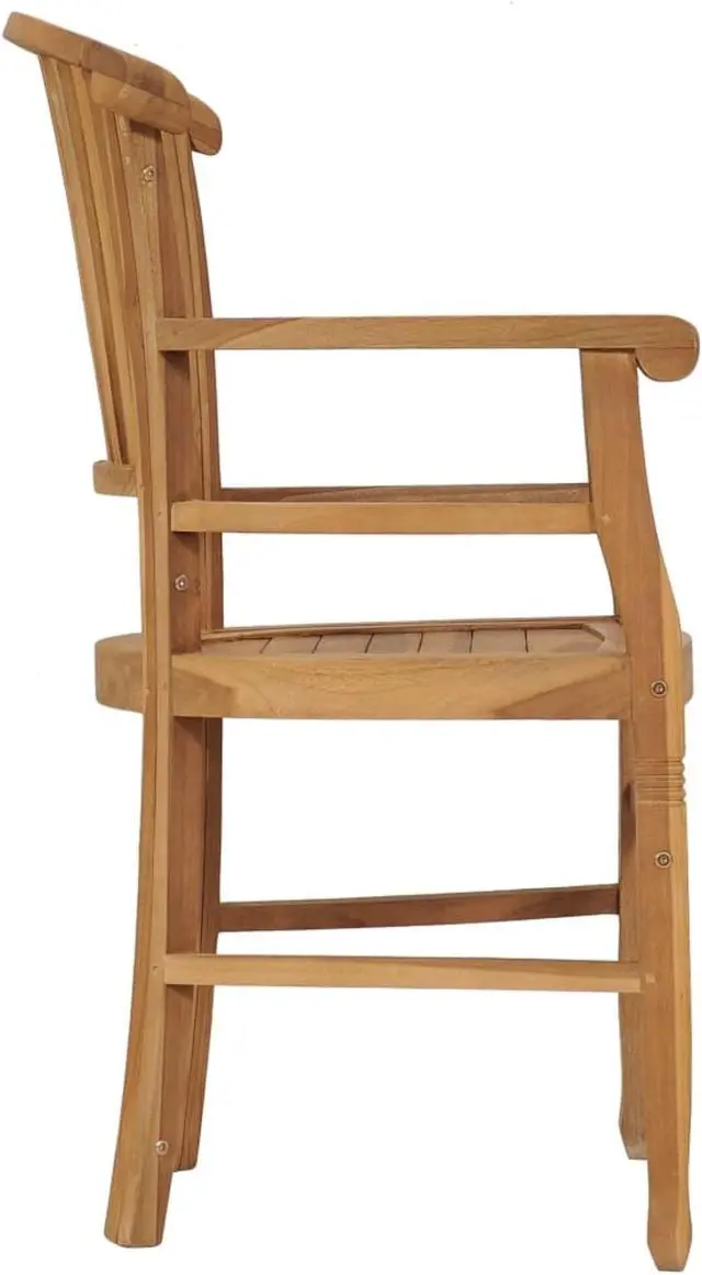 Alt view image 4 of 14 - vidaXL Garden Chairs 2 pcs Solid Teak Wood