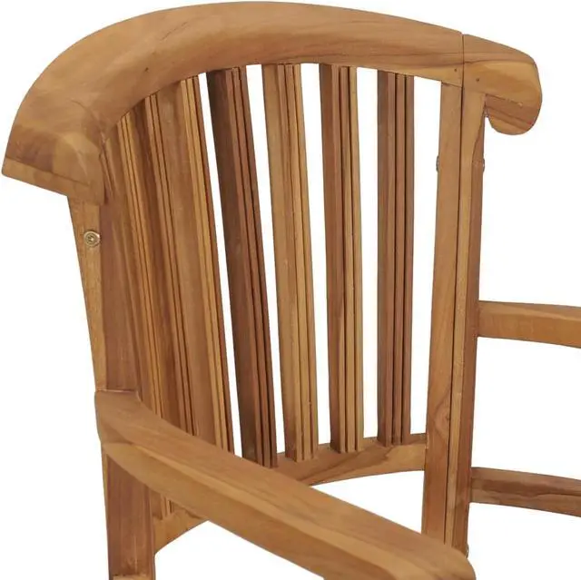 Alt view image 6 of 14 - vidaXL Garden Chairs 2 pcs Solid Teak Wood