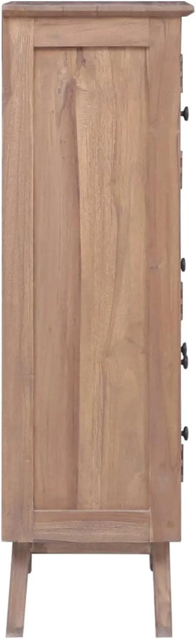 Alt view image 10 of 13 - vidaXL Sideboard Side Cabinet with 3 Shelves and 3 Drawers Solid Teak Wood
