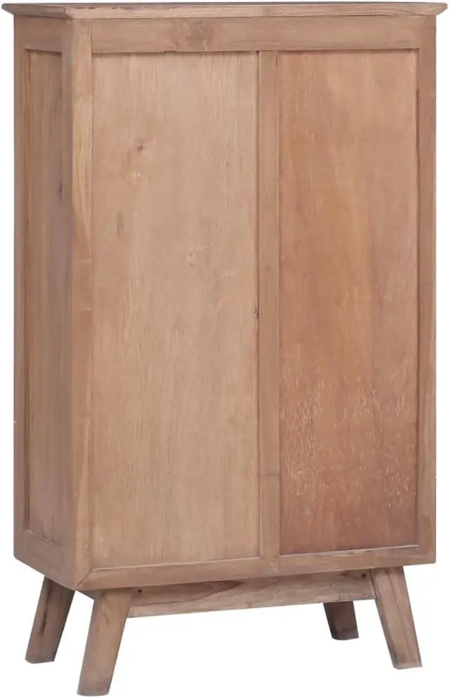 Alt view image 11 of 13 - vidaXL Sideboard Side Cabinet with 3 Shelves and 3 Drawers Solid Teak Wood