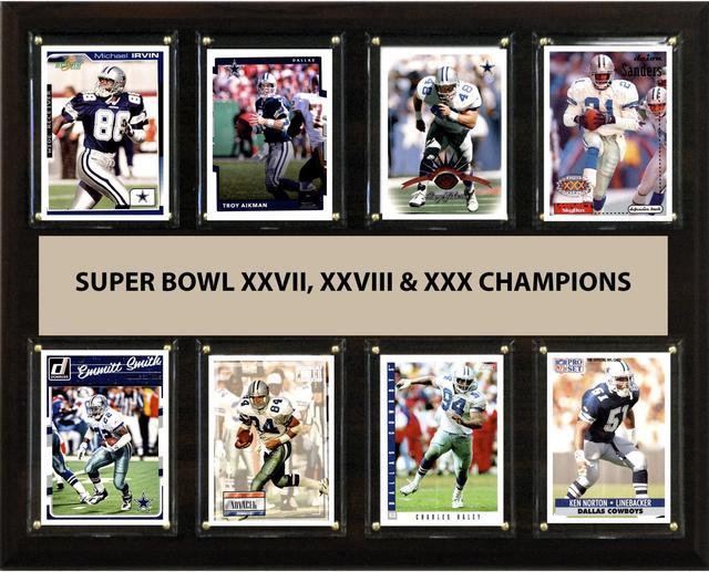 Dallas Cowboys Super Bowl XXVII Champions Plaque 1992 NFC 