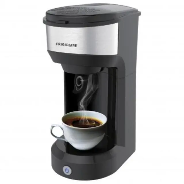 Alt view image 7 of 10 - Frigidaire ECMK103 1 C Single Serve Coffee Maker w/ Fast Brew Technology, Black