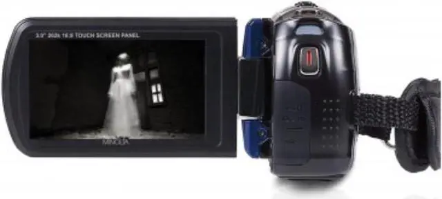 Alt view image 8 of 13 - Minolta MN80NV 1080p Full HD 24MP Digital IR Night Vision Camcorder, Blue