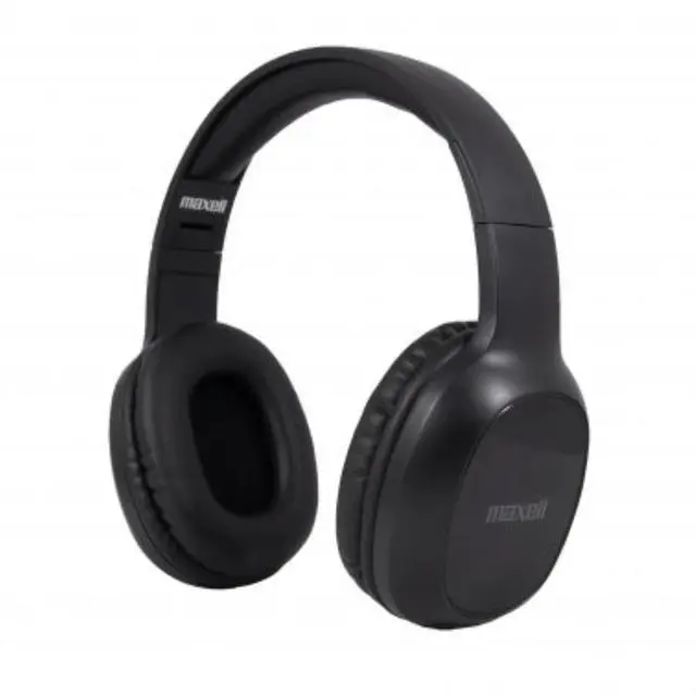 Alt view image 10 of 20 - Maxell Bass 13 Wireless Headphone with Mic, Black 199793