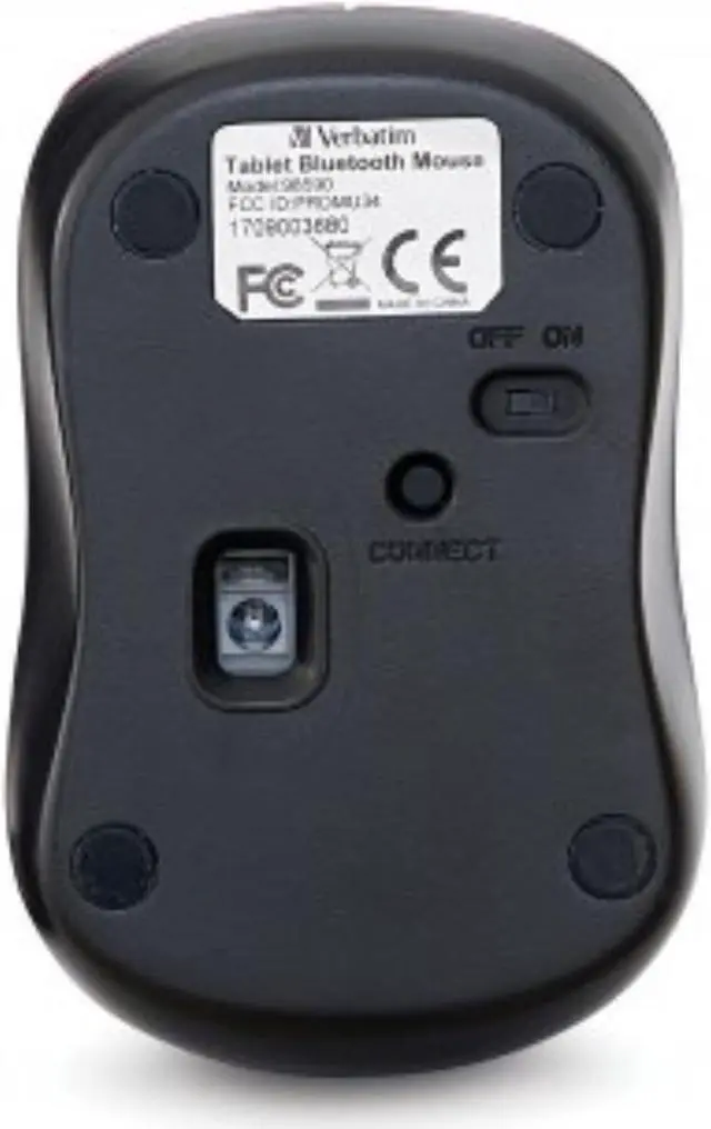 Alt view image 18 of 20 - Verbatim 70240 Bluetooth Wireless Tablet Multi-Trac Blue LED Mouse (Garnet)
