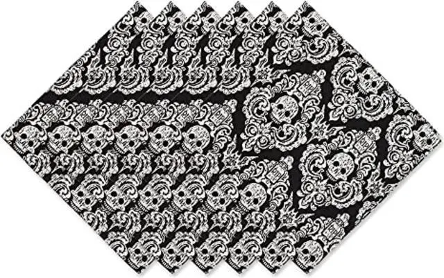Main image of DII Graeyard Damask Embellished Napkin (Set of 6)