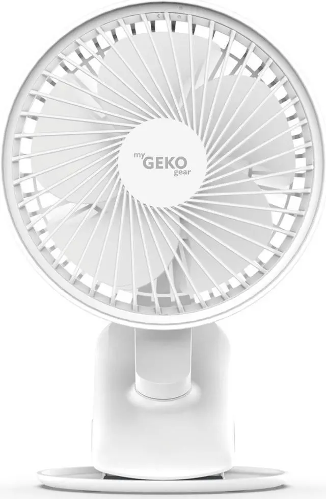 Alt view image 9 of 16 - myGEKOgear Cyclone Fan Wireless Clip Fan with LED Light