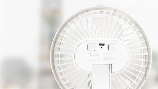 Alt view image 11 of 16 - myGEKOgear Cyclone Fan Wireless Clip Fan with LED Light