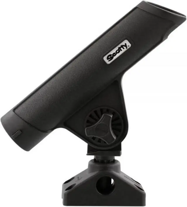 Alt view image 3 of 5 - Scotty Rodmaster Ii Rod Holder Black W/ 241 Side/Deck Mount