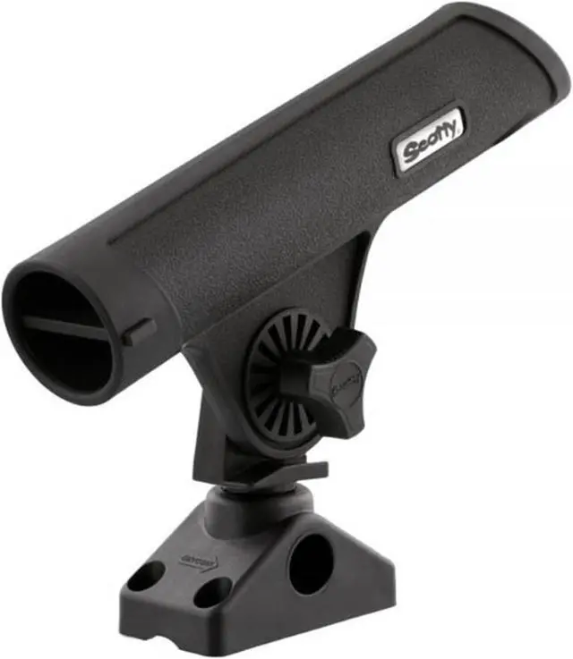 Alt view image 4 of 5 - Scotty Rodmaster Ii Rod Holder Black W/ 241 Side/Deck Mount