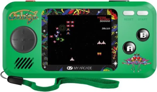 Alt view image 12 of 15 - My Arcade Galaga Pocket Player Portable Handheld with 3 Games: Galaga, Galaxian, & Xevious